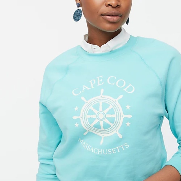 NWT J. Crew Cape Cod sweatshirt - Picture 2 of 16